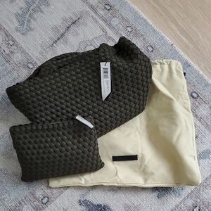 NWT Naghedi St. Barths Mini Tote Crossbody Bag Olive